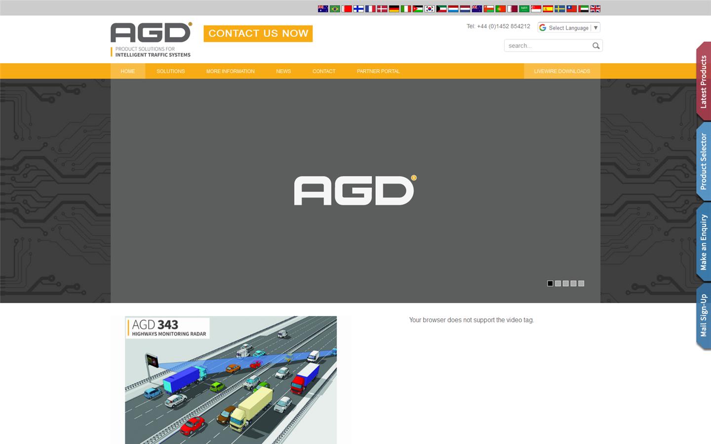 A G D Systems Ltd Website