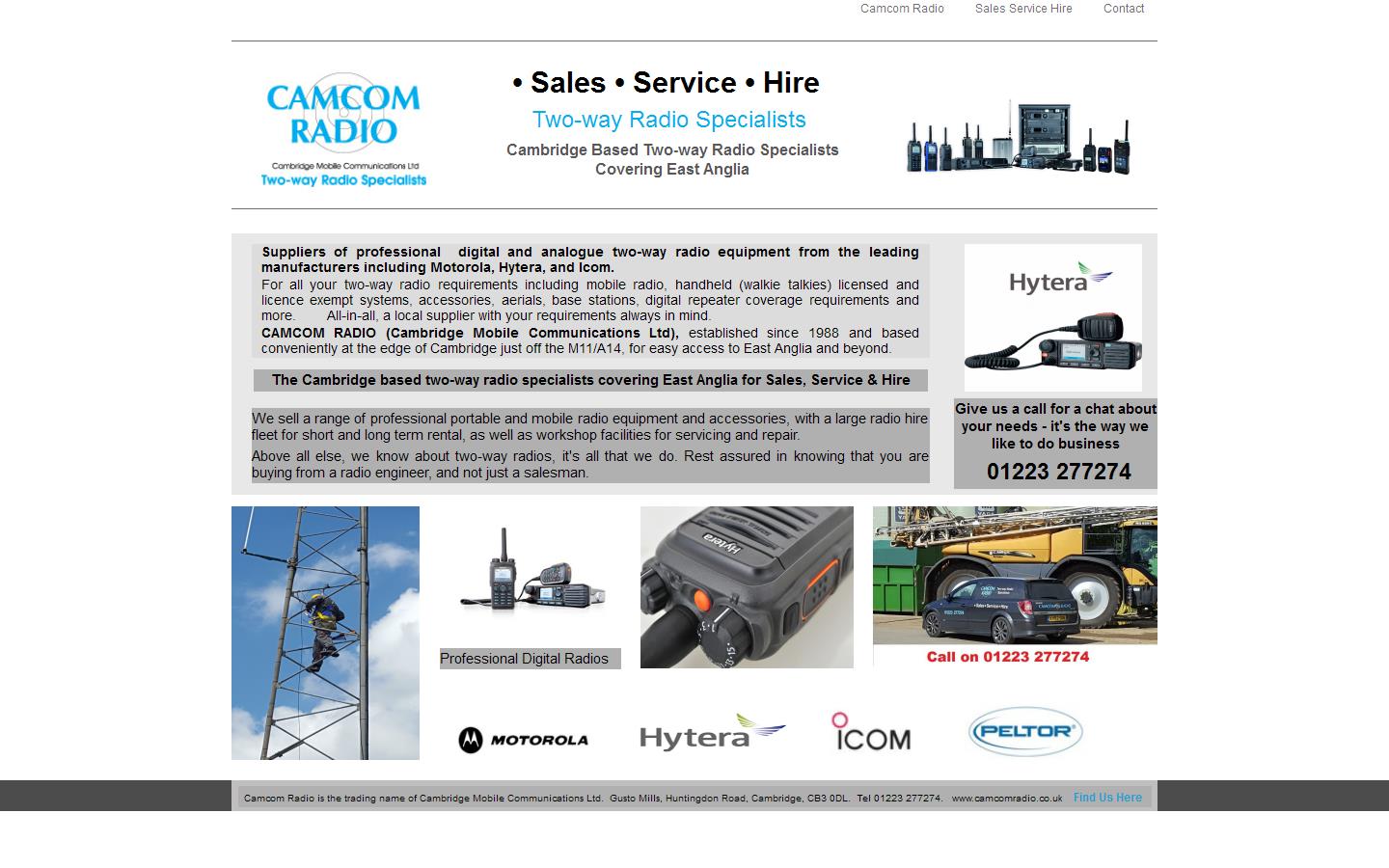 Camcom Radio Website