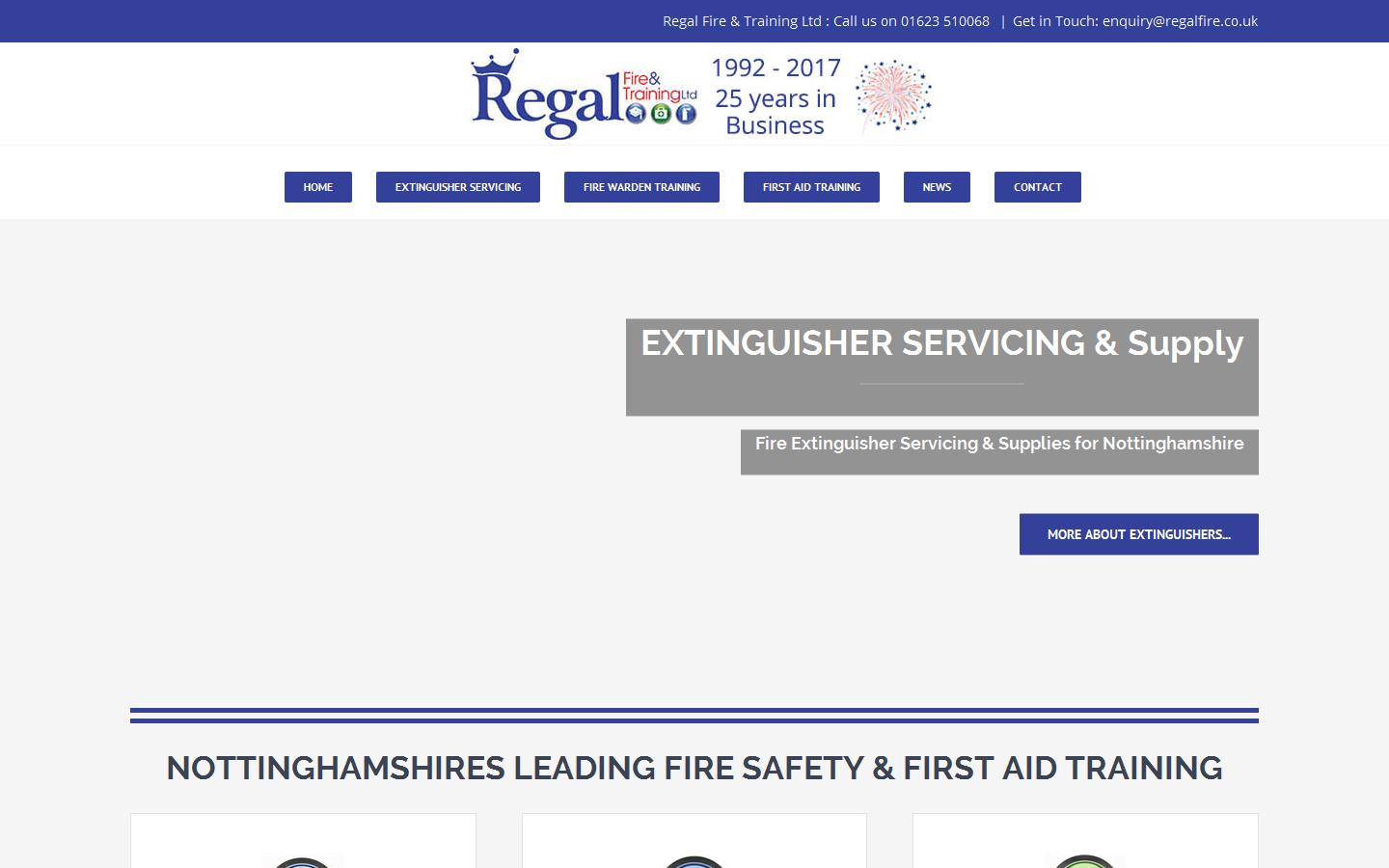 Regal Fire Ltd Website