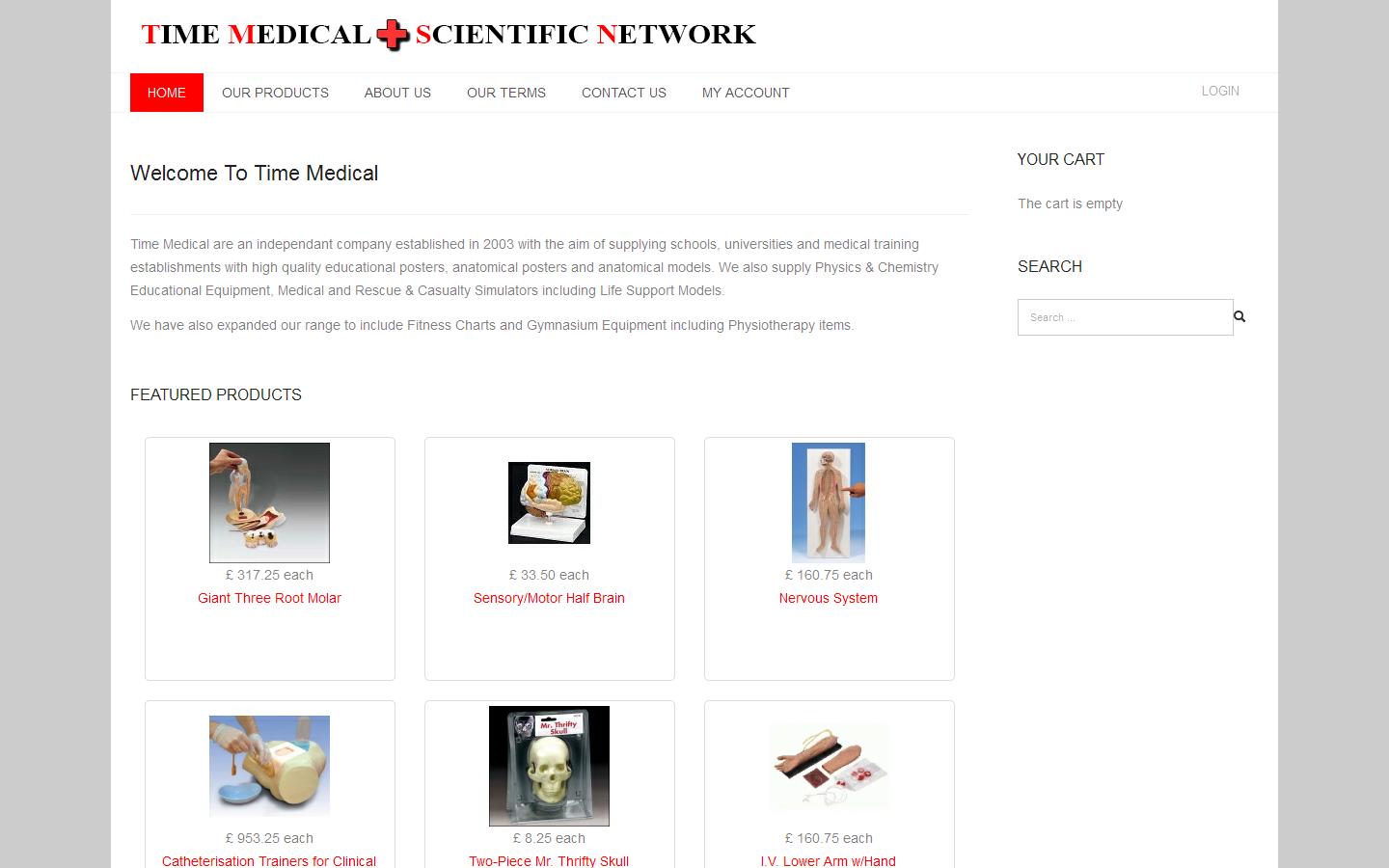 Time Medical & Scientific Network Website
