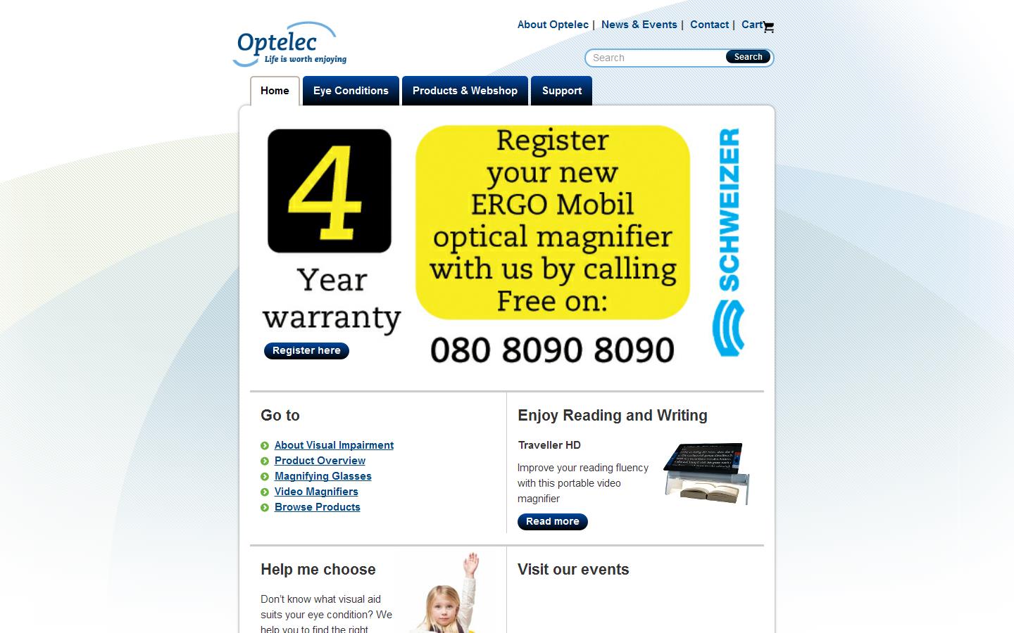Optelec Website