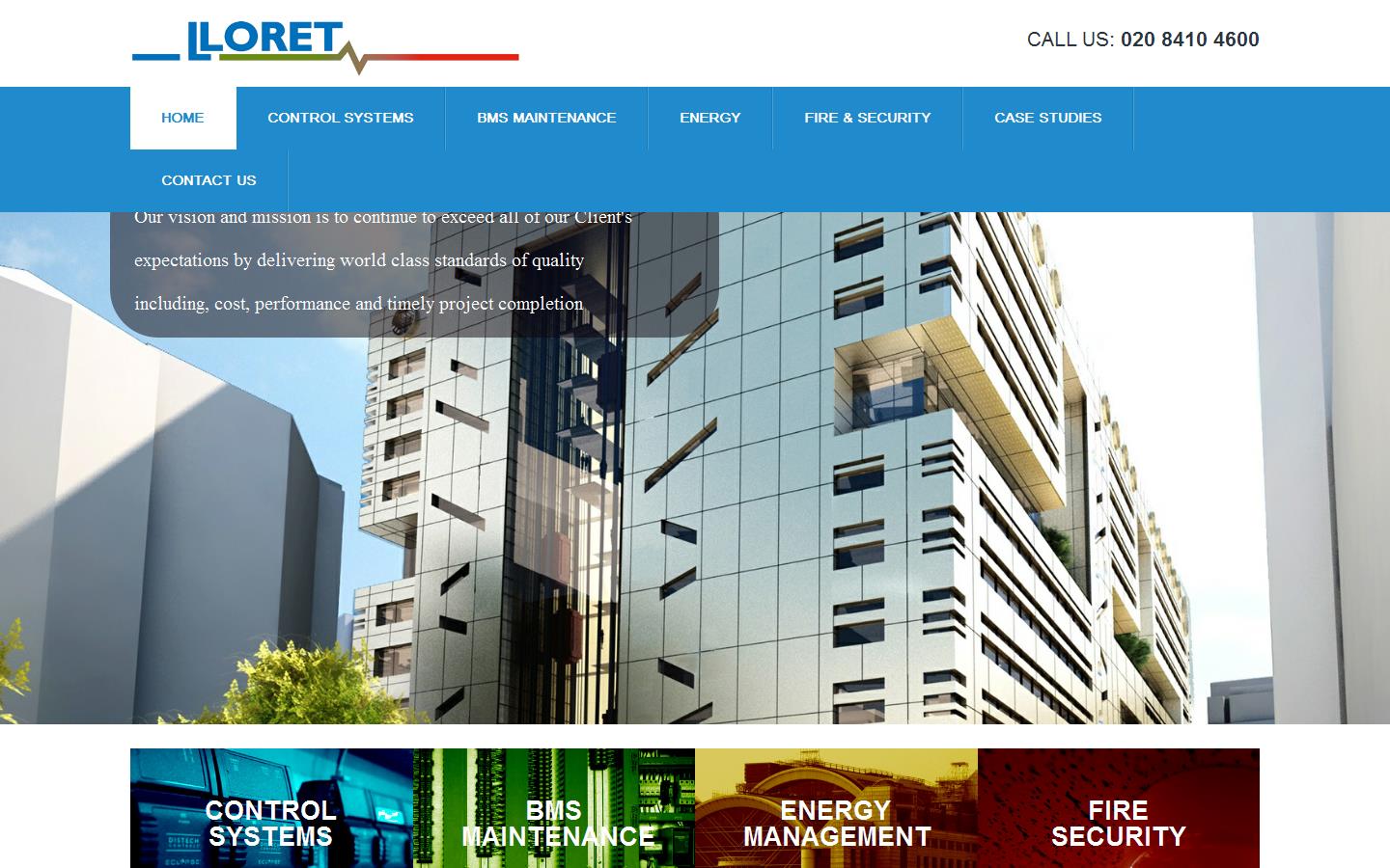 Lloret Control Systems Ltd Website