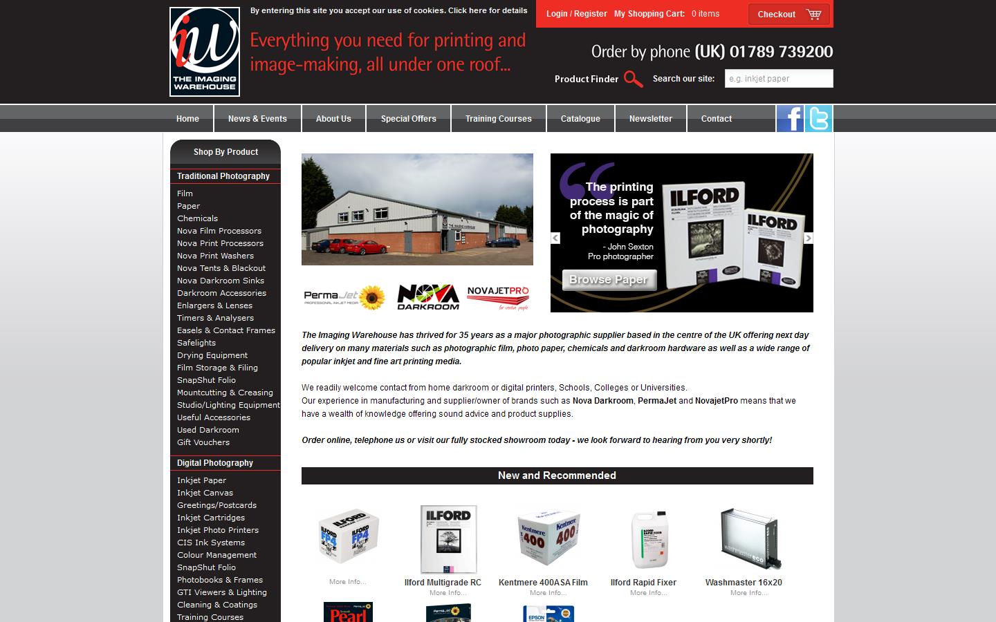 The Imaging Warehouse Website