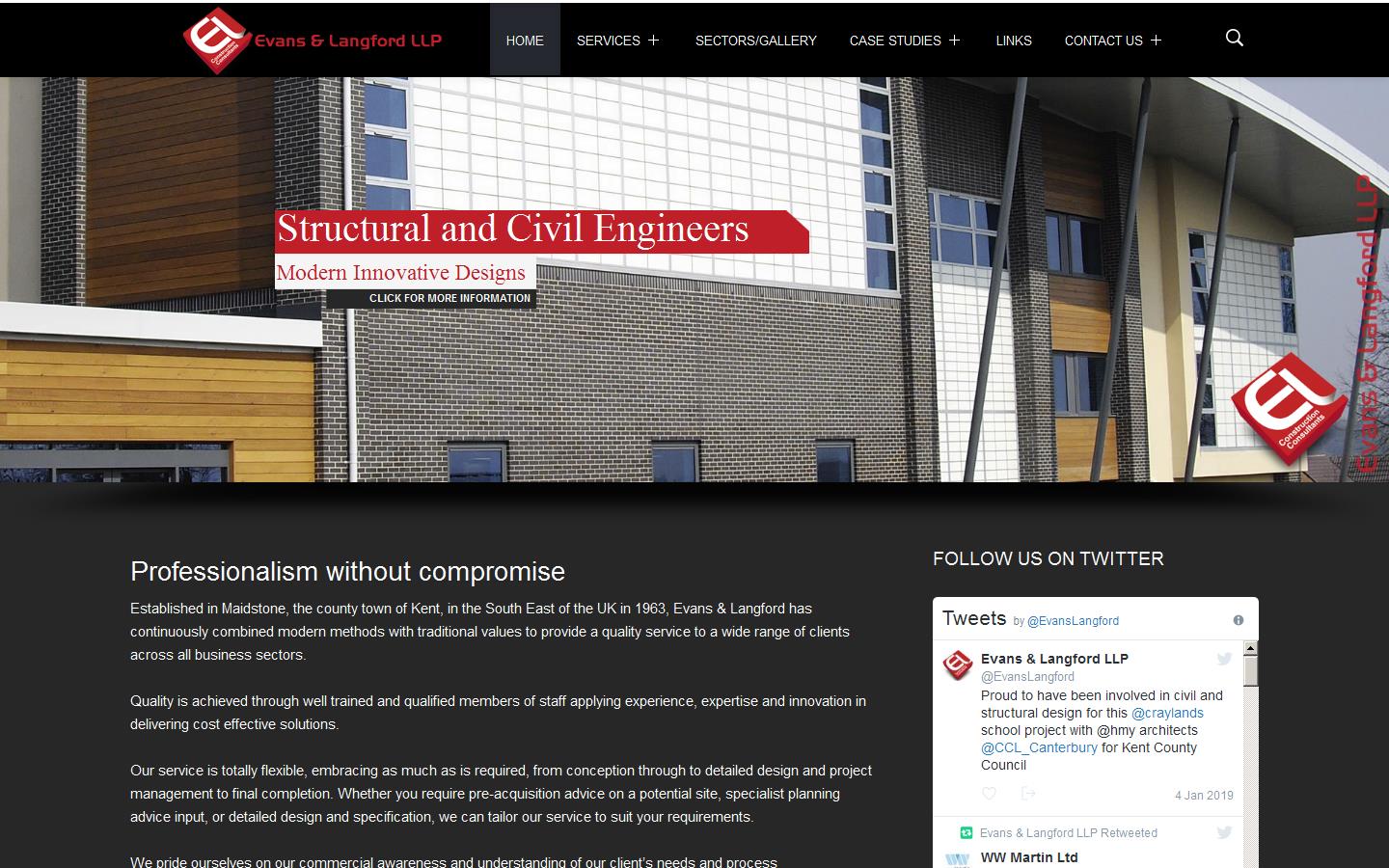 Evans & Langford LLP Website
