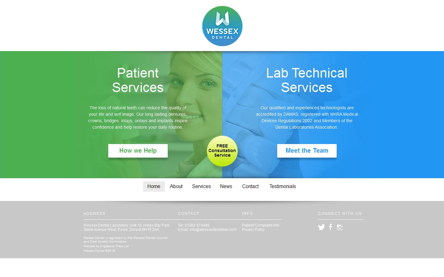 Wessex Dental Website