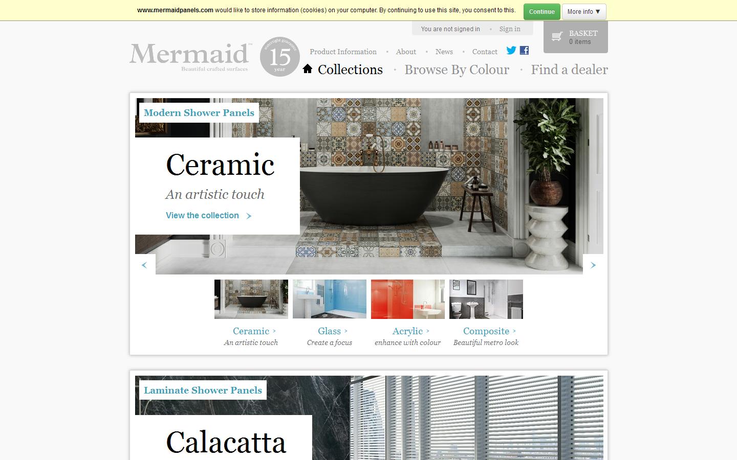 Mermaid Panels Website