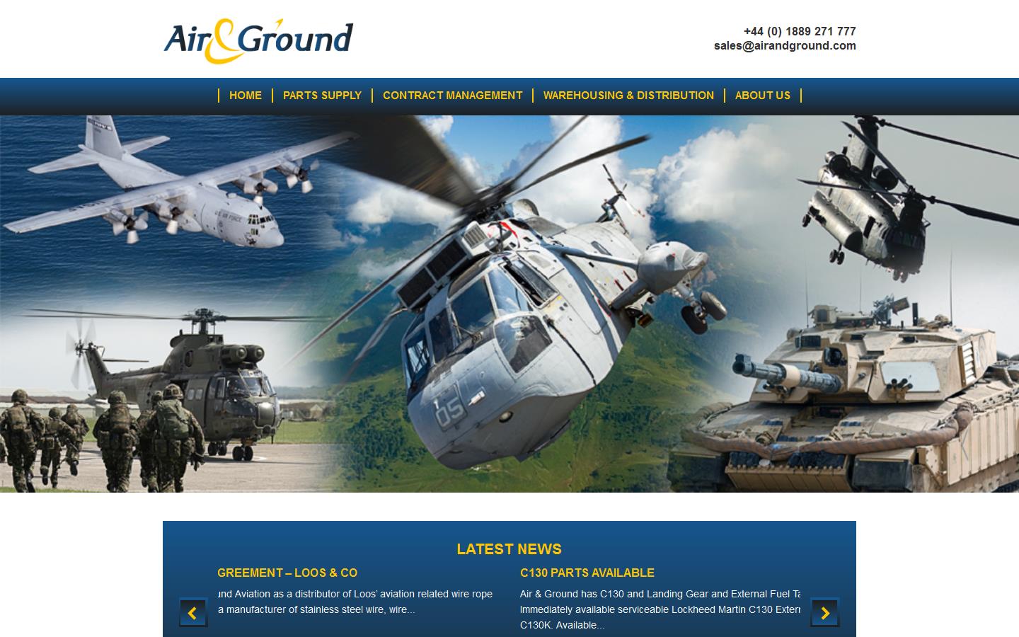 Air & Ground Website