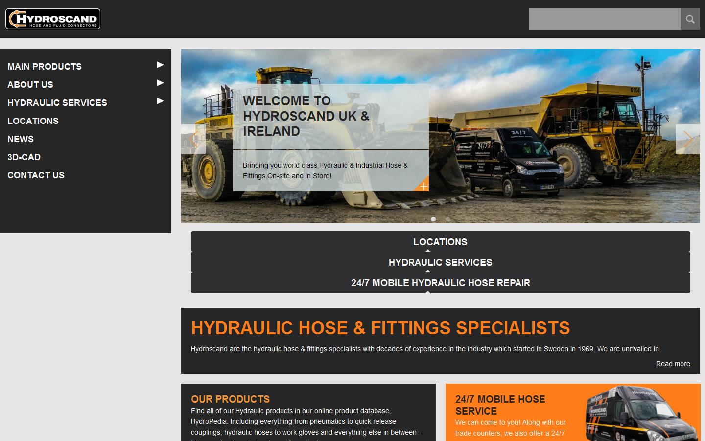 Hydroscand Ltd Website