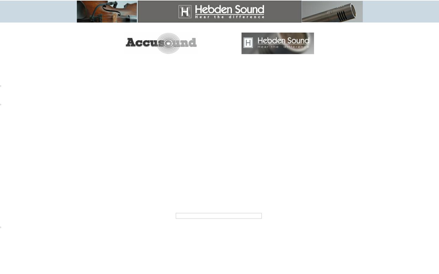 Hebden Sound Website