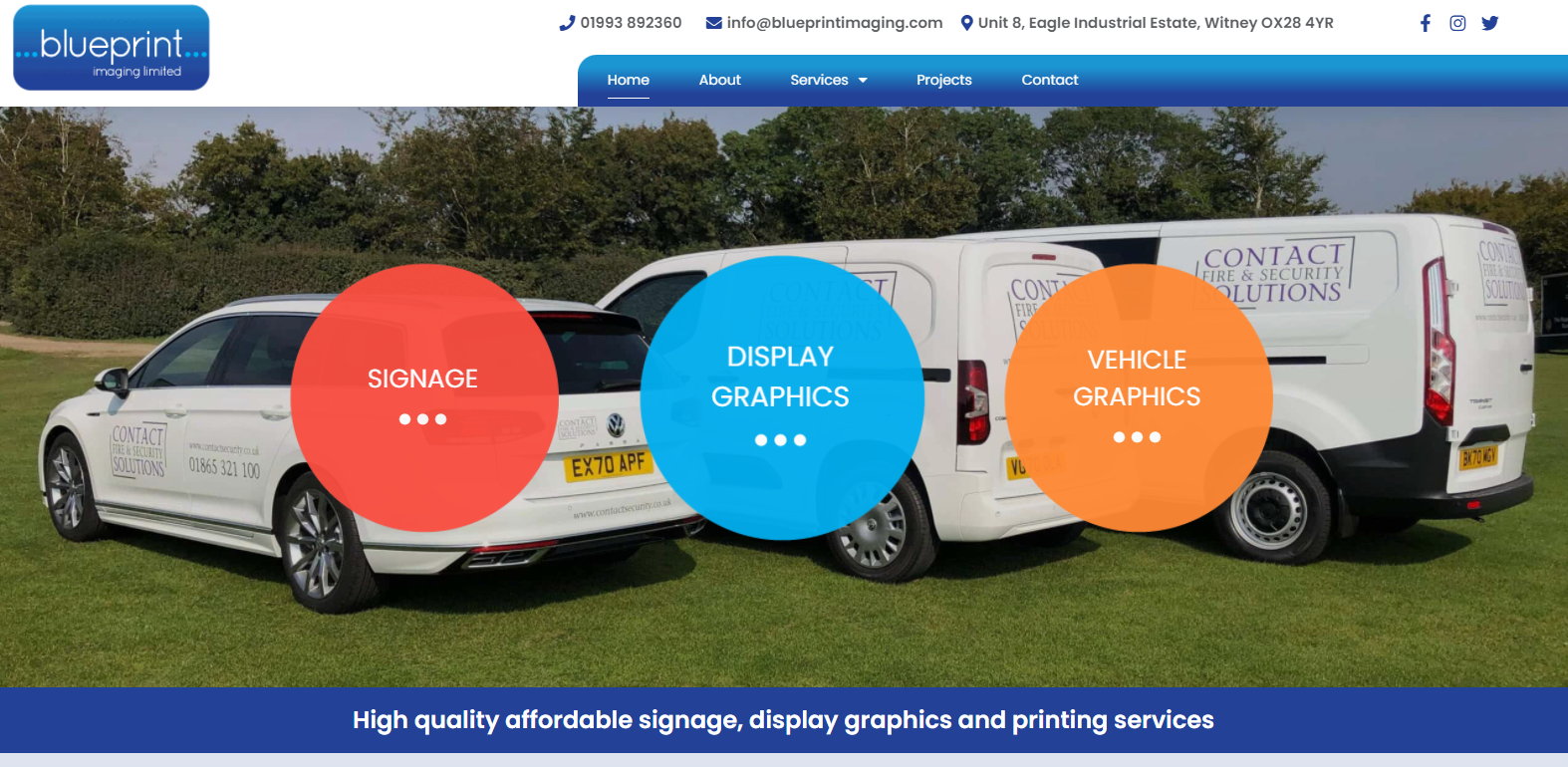 Blueprint Imaging Ltd Website