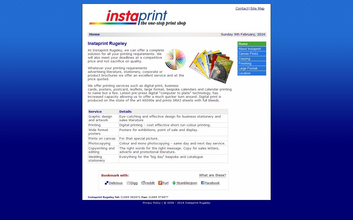 Instaprint Website