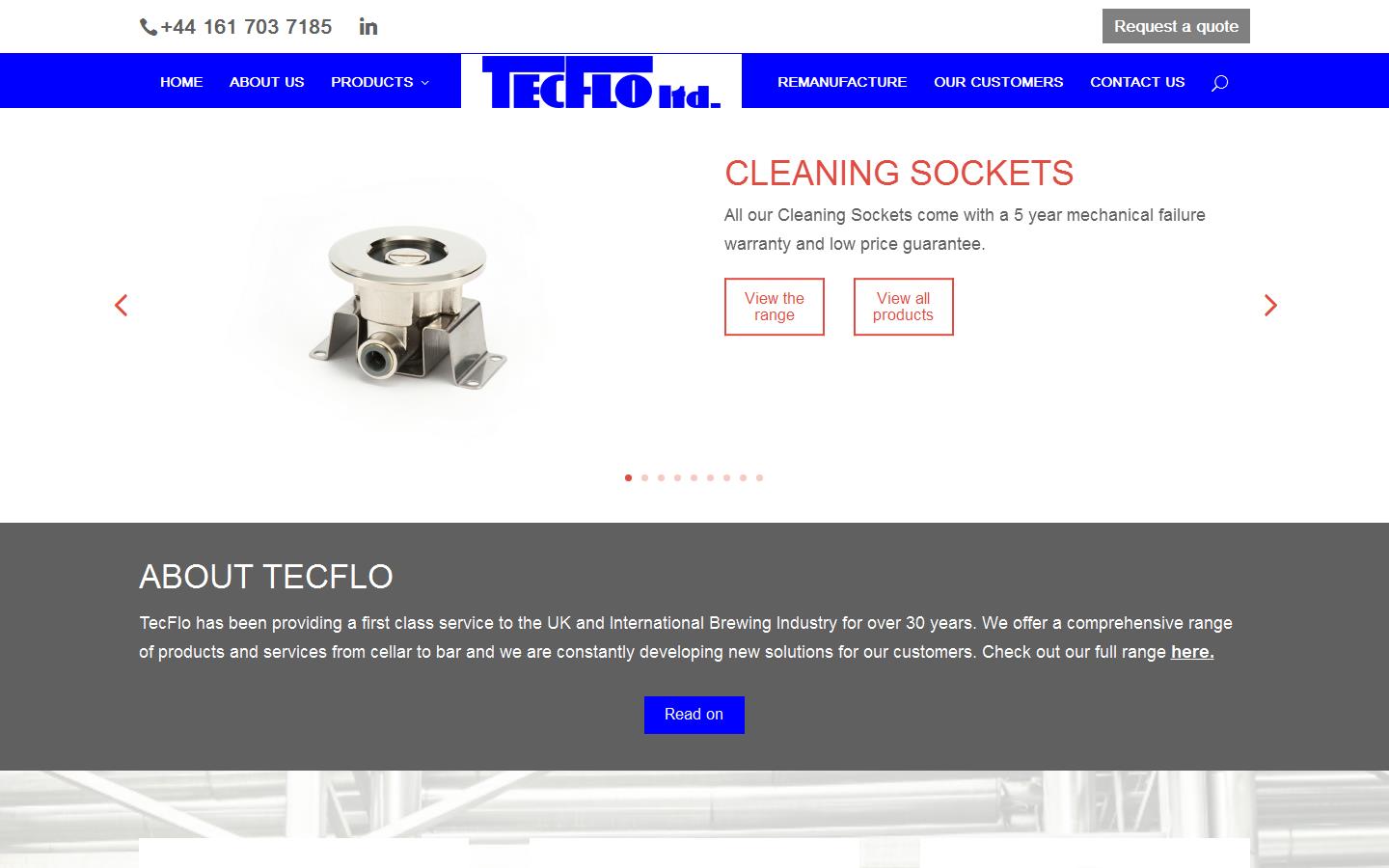Tecflo Ltd Website