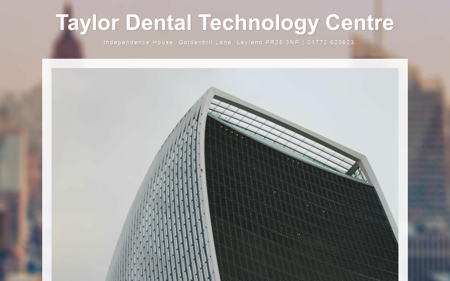Taylor Dental Technology Centre Website