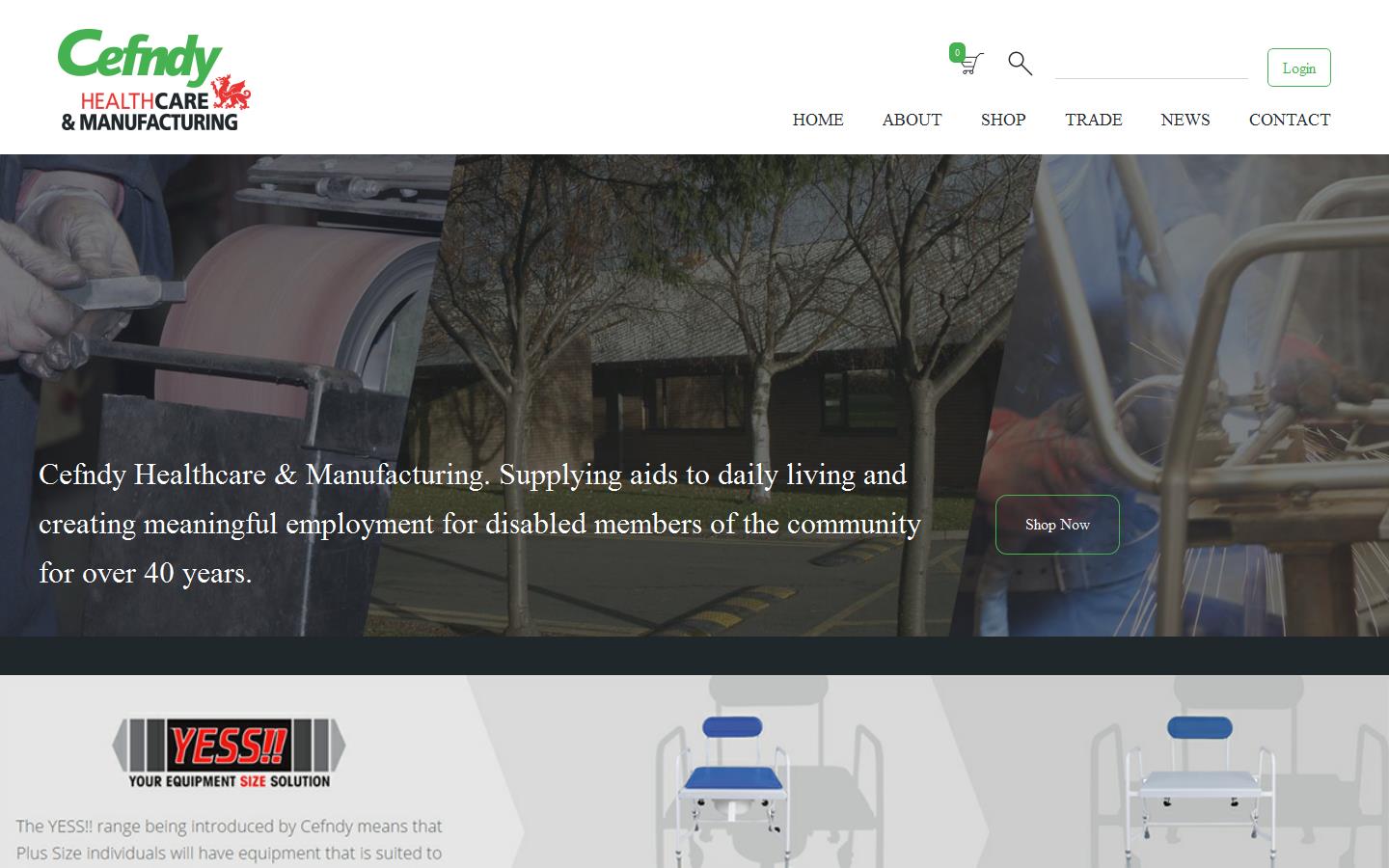 Cefndy Health Care Website