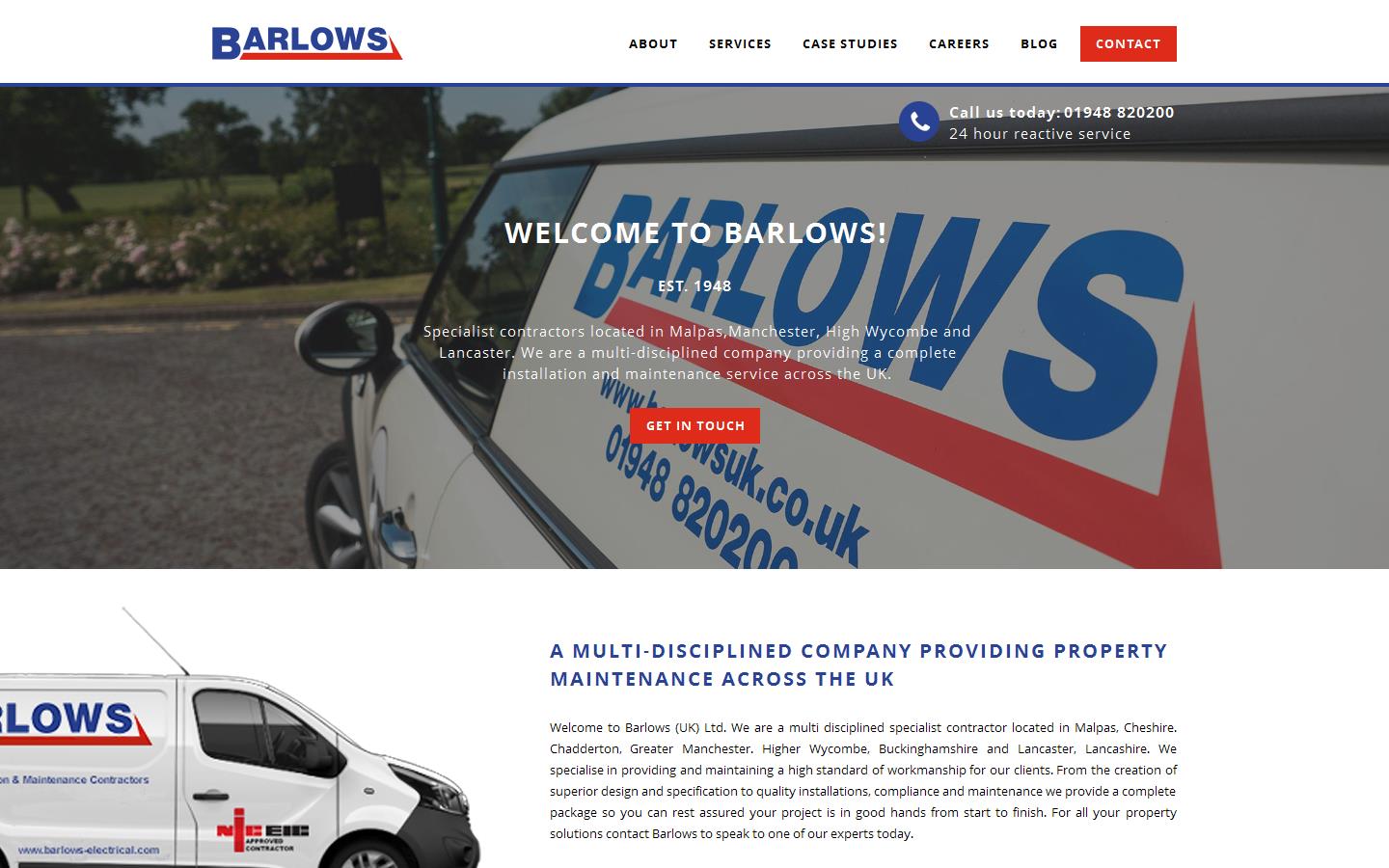 Barlows Ltd Website