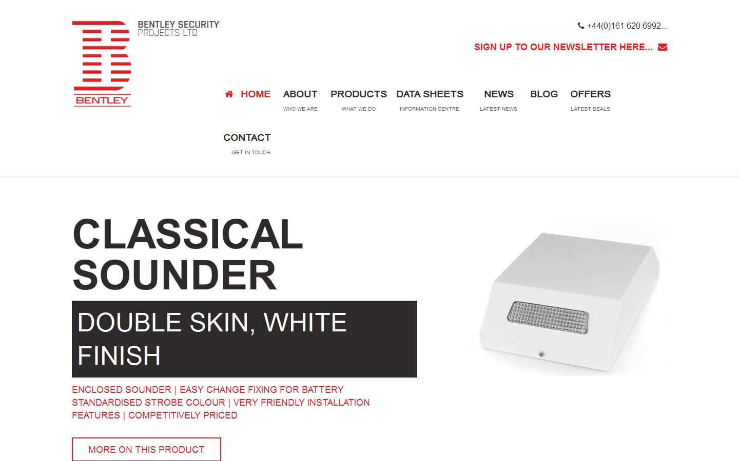 Bentley Security Projects Ltd Website