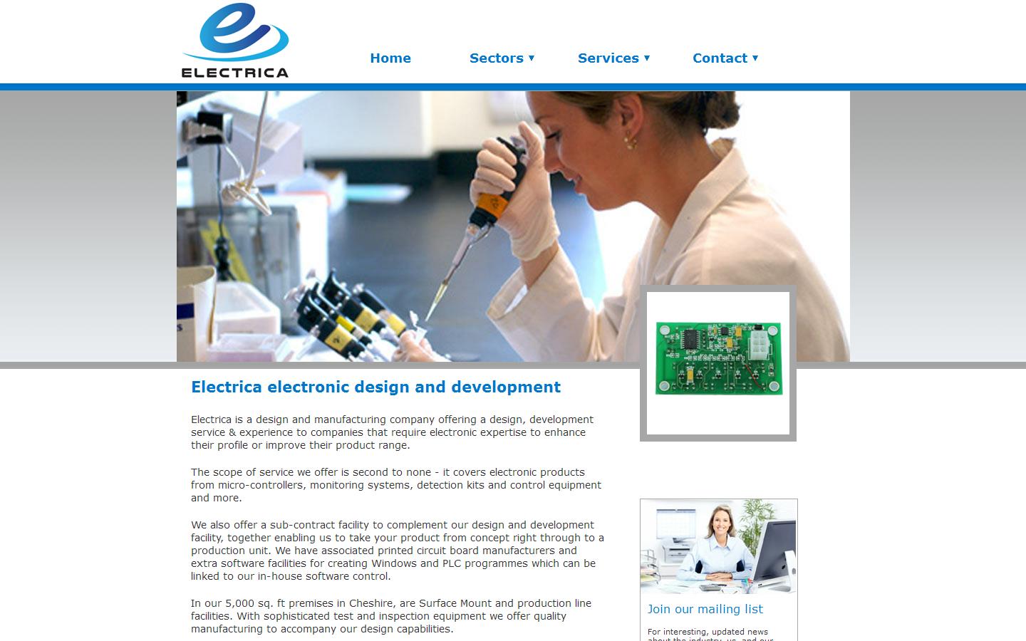 Electrica Website