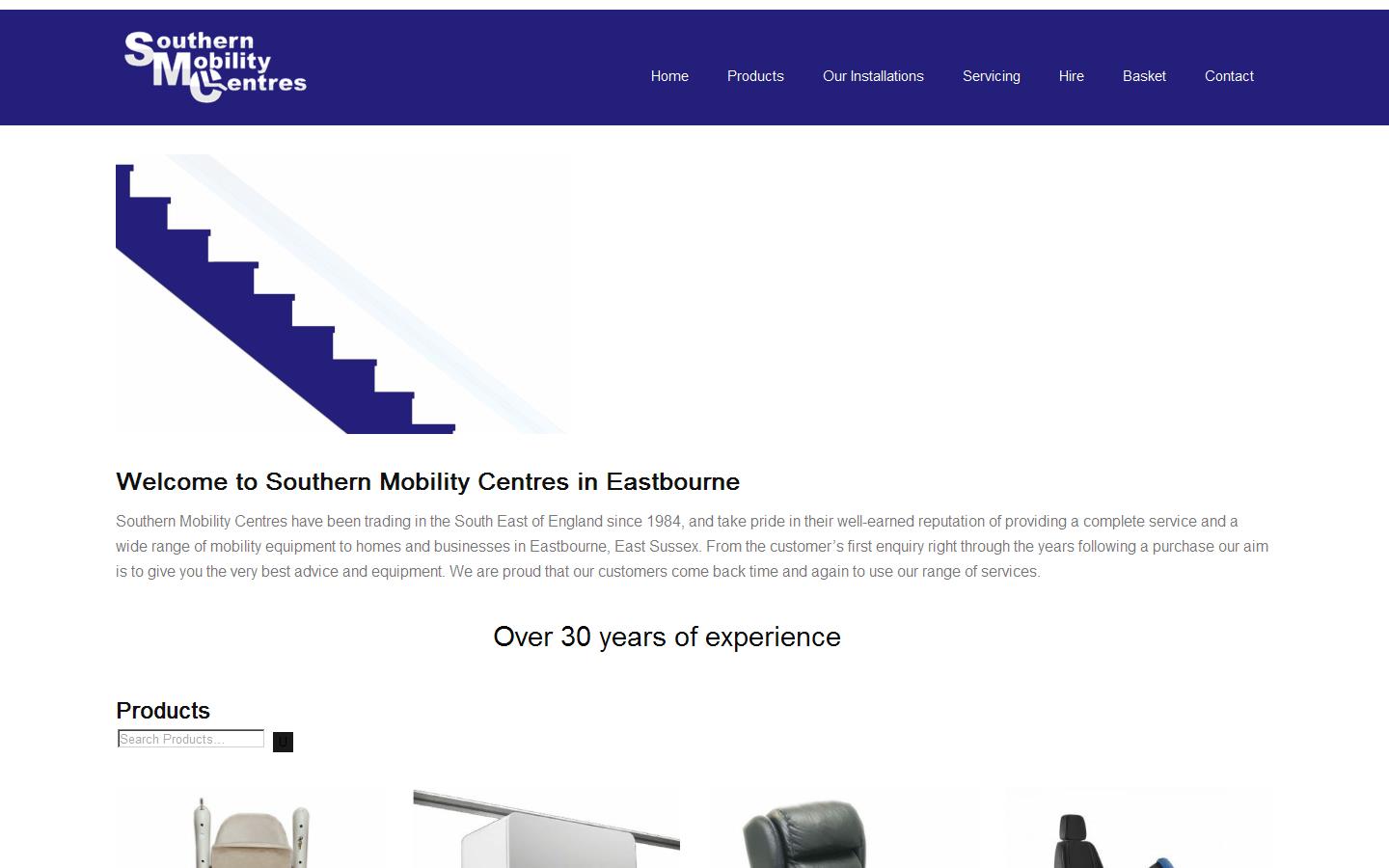 Southern Mobility Centres Website