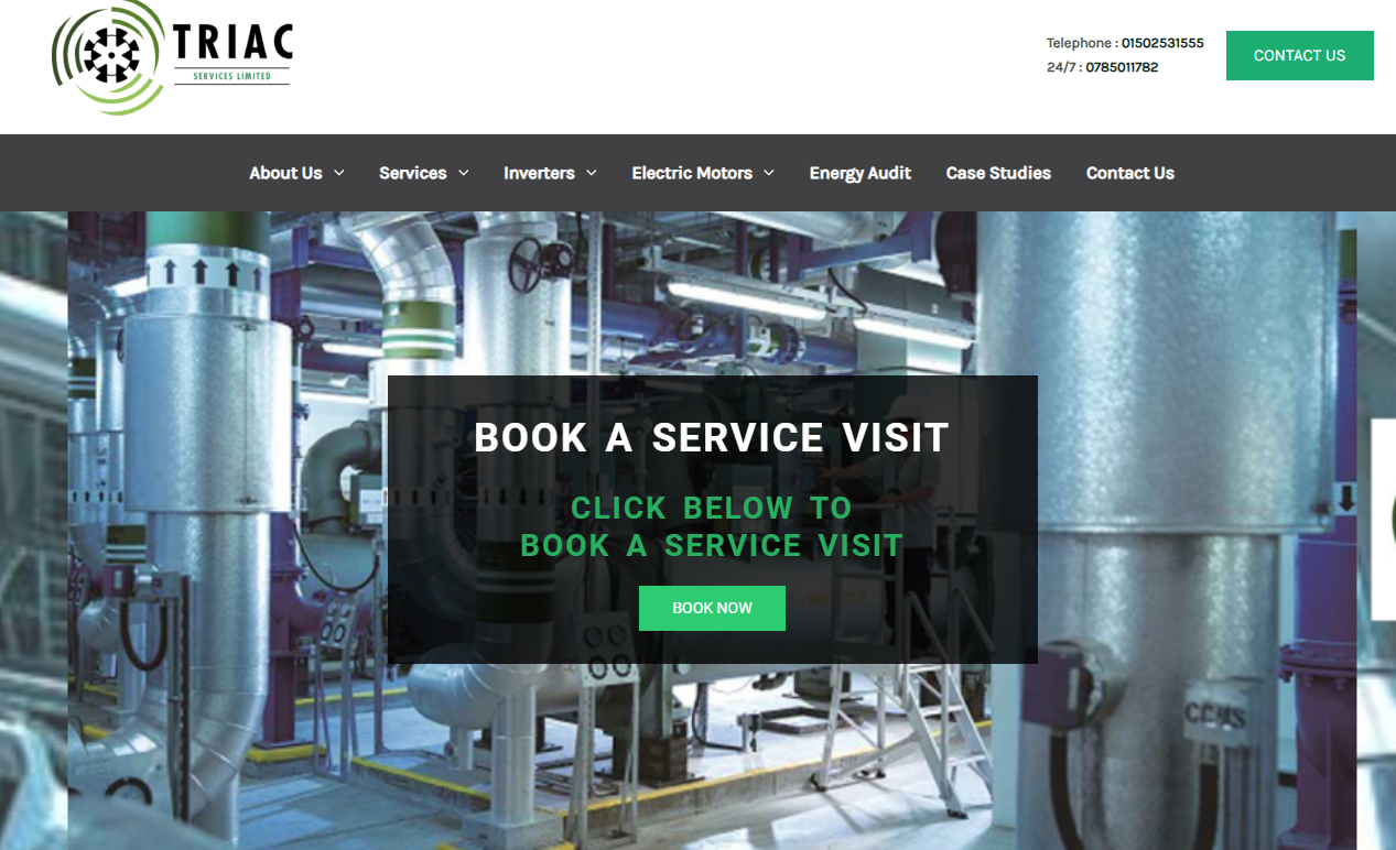 Triac Services Ltd Website
