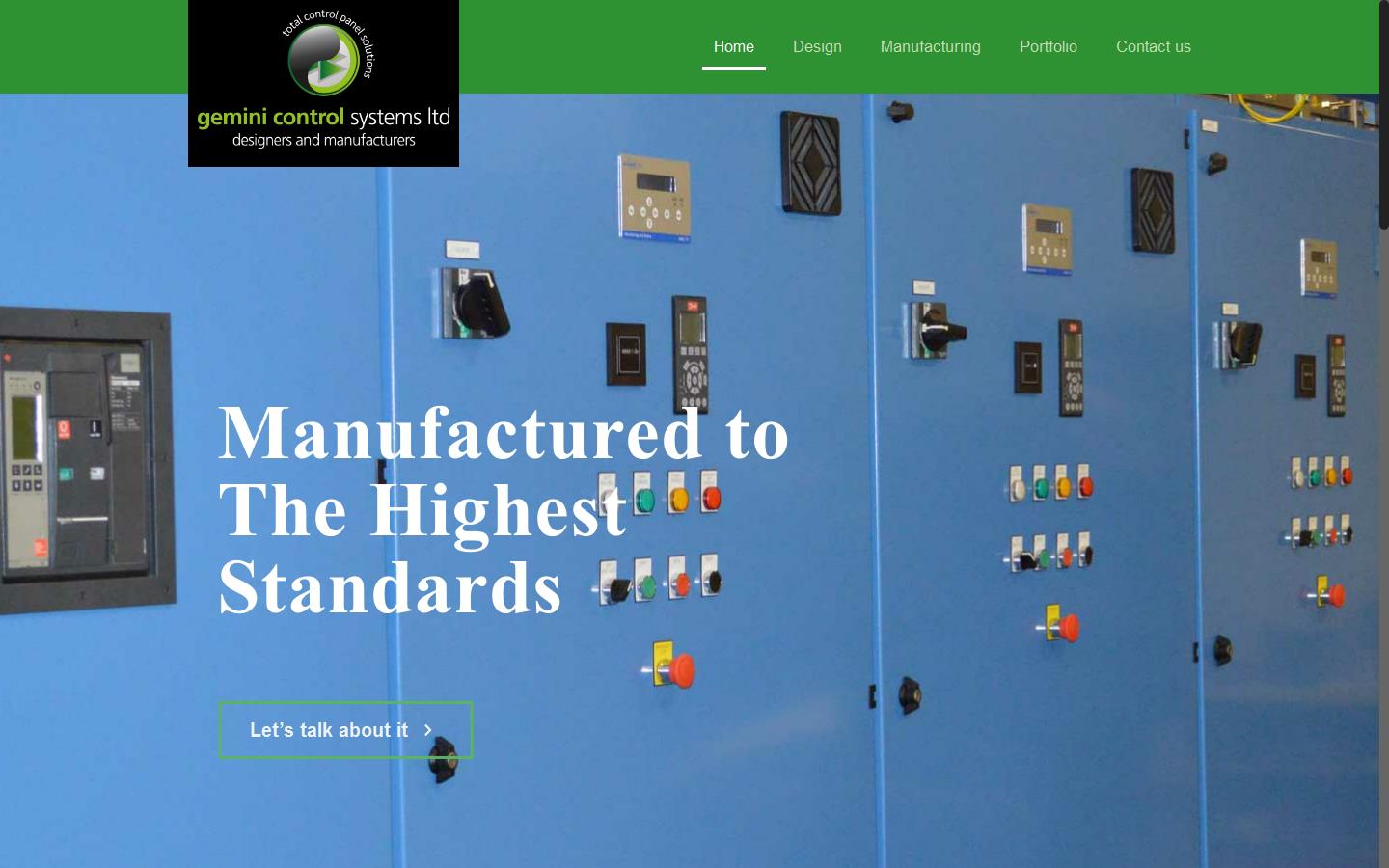 Gemini Control Systems Ltd Website