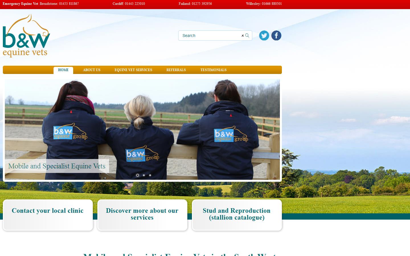 B & W Group Ltd Website