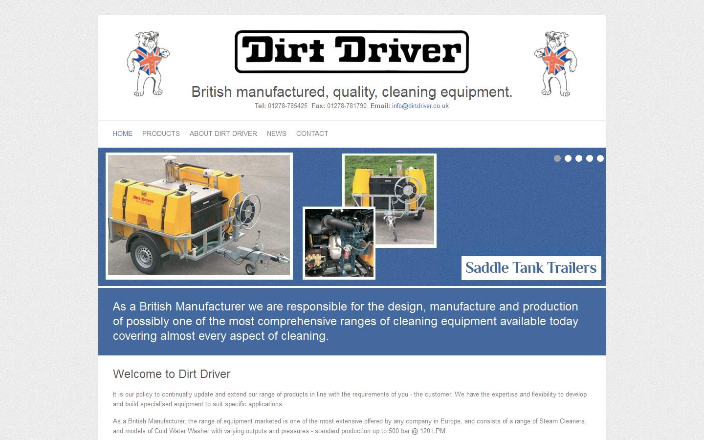 Dirt Driver Ltd Website