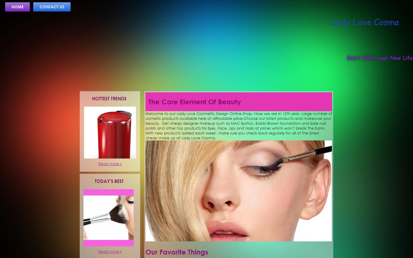 Cosmetic Design Ltd Website