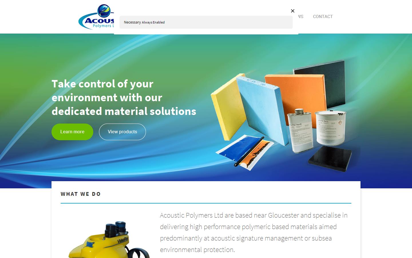 Acoustic Polymers Ltd Website