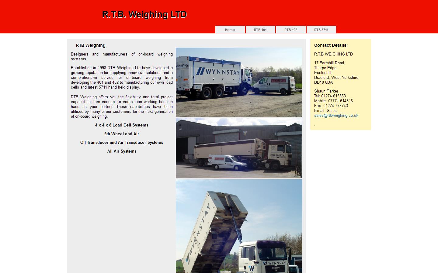 R T B Weighing Website