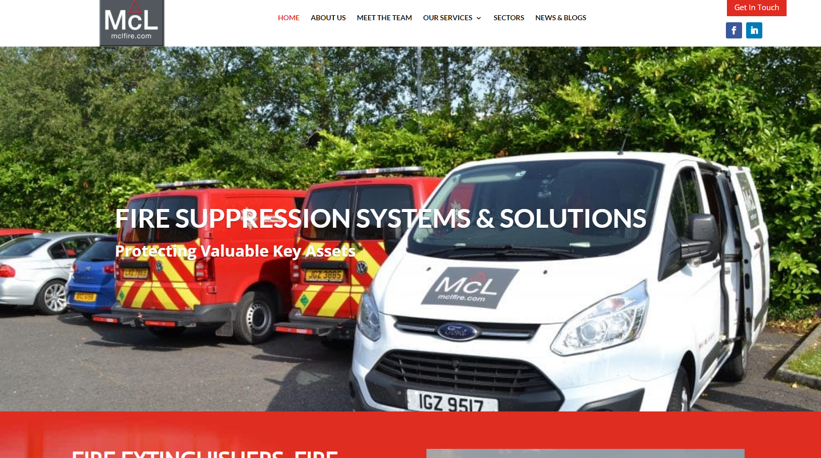 D B McLarnon Fire Protection Agency Ltd Website