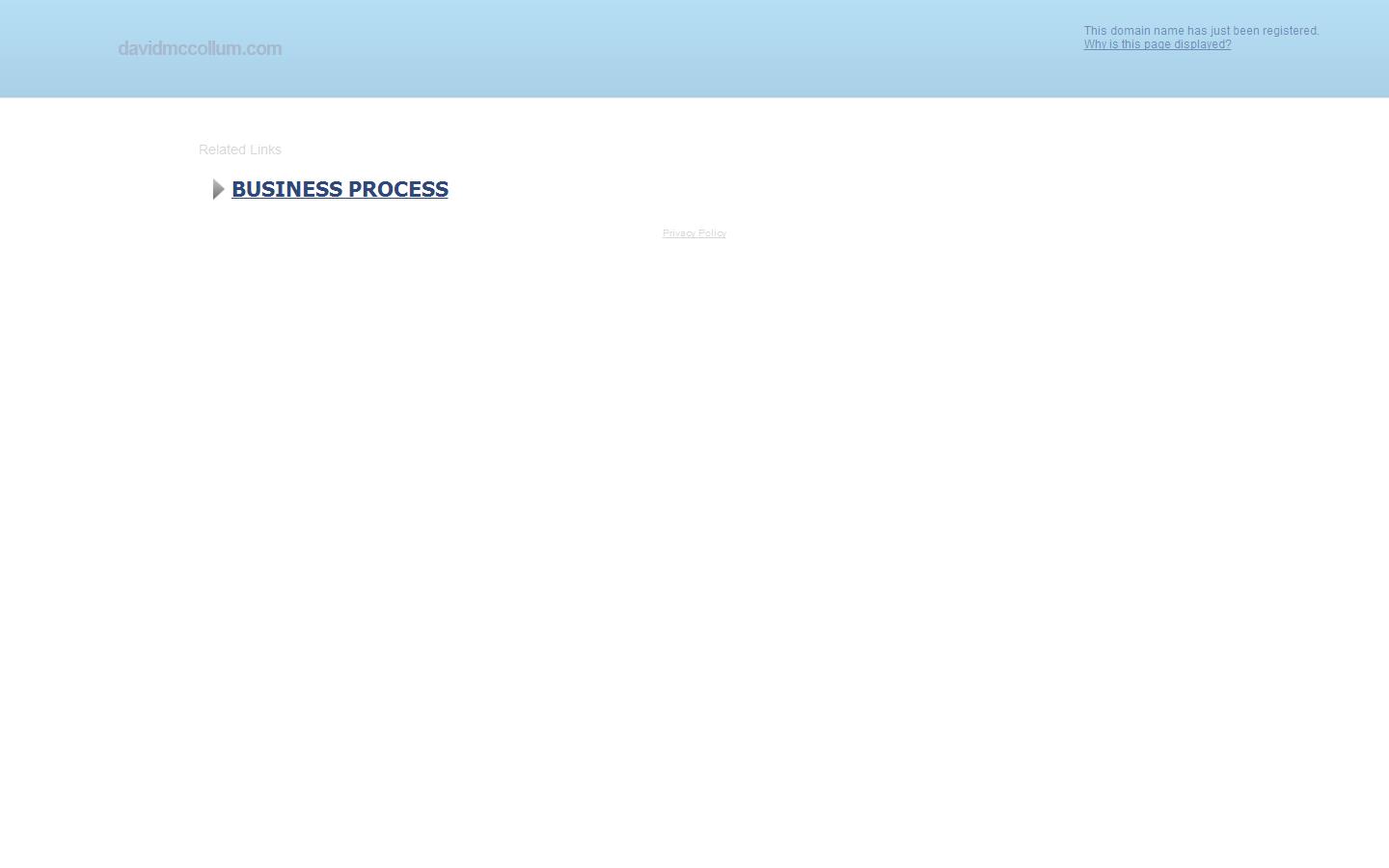 David McCollum Website