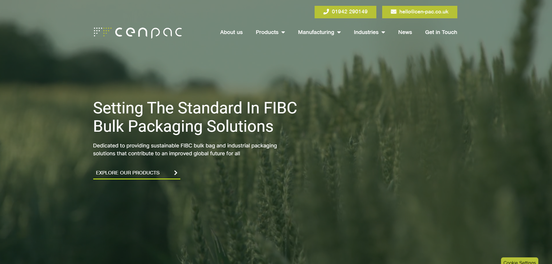 Centurion Packaging Website