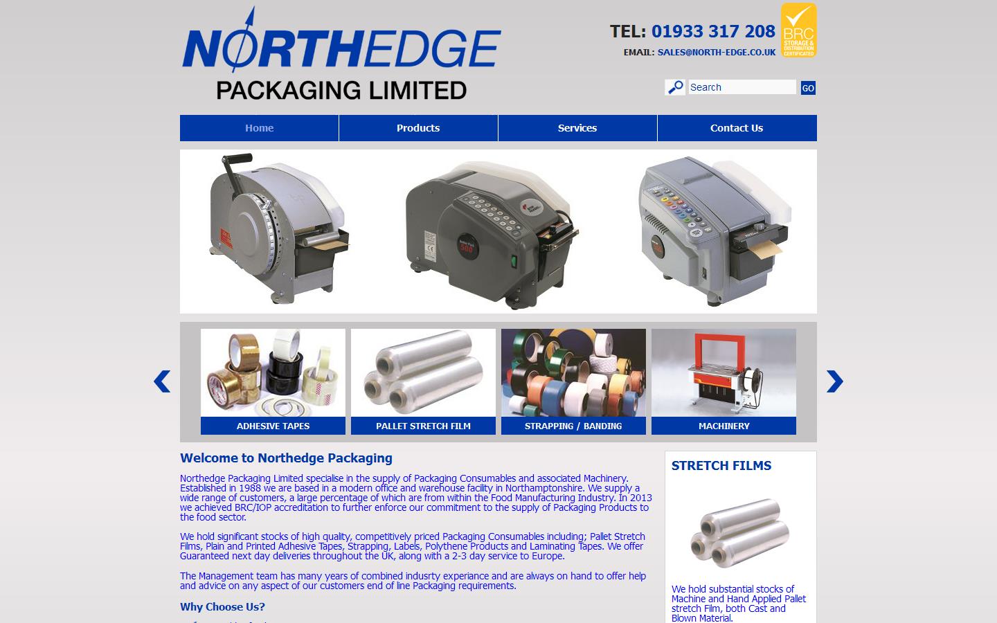 Northedge Packaging Ltd Website