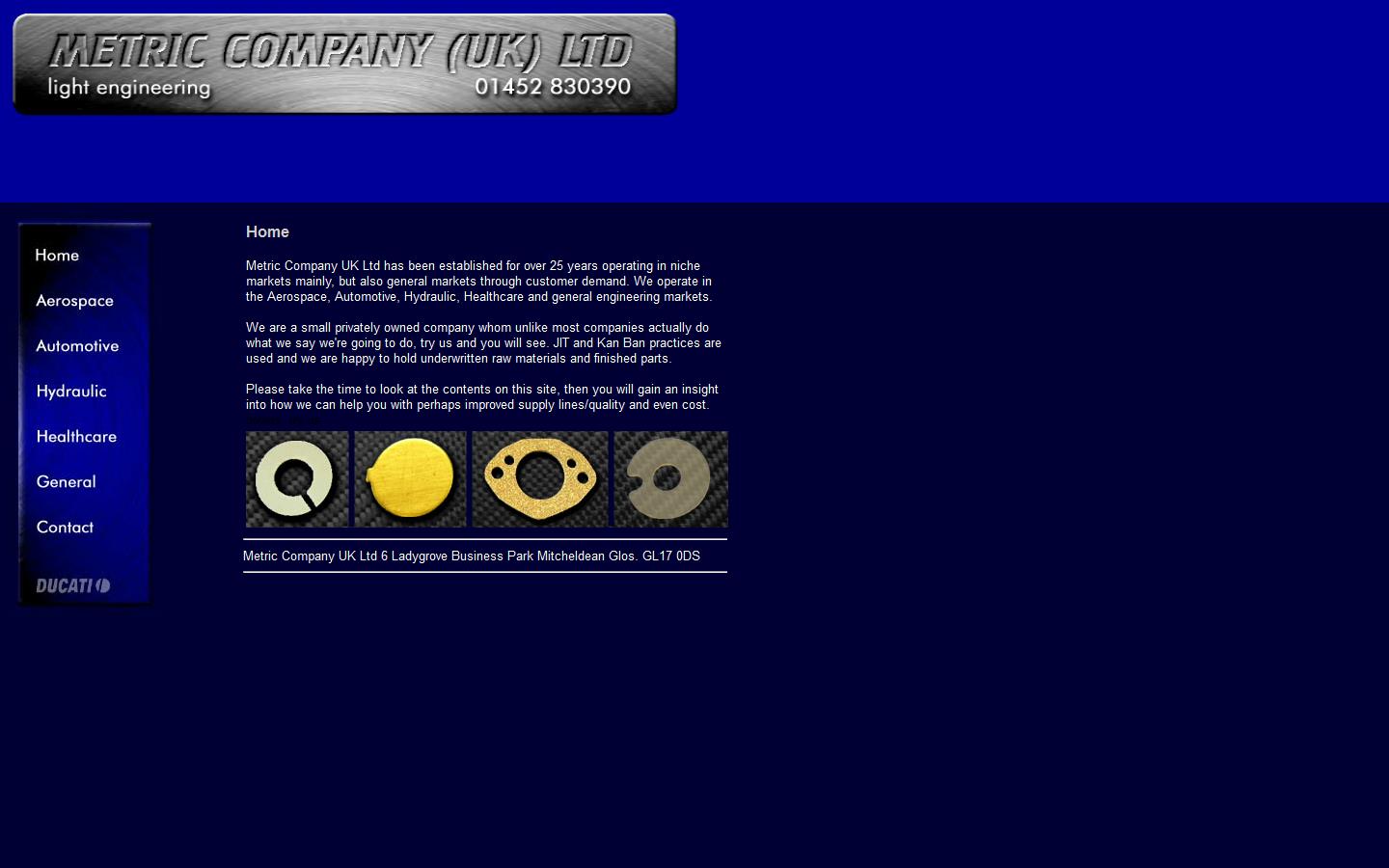 Metric Company UK Ltd Website