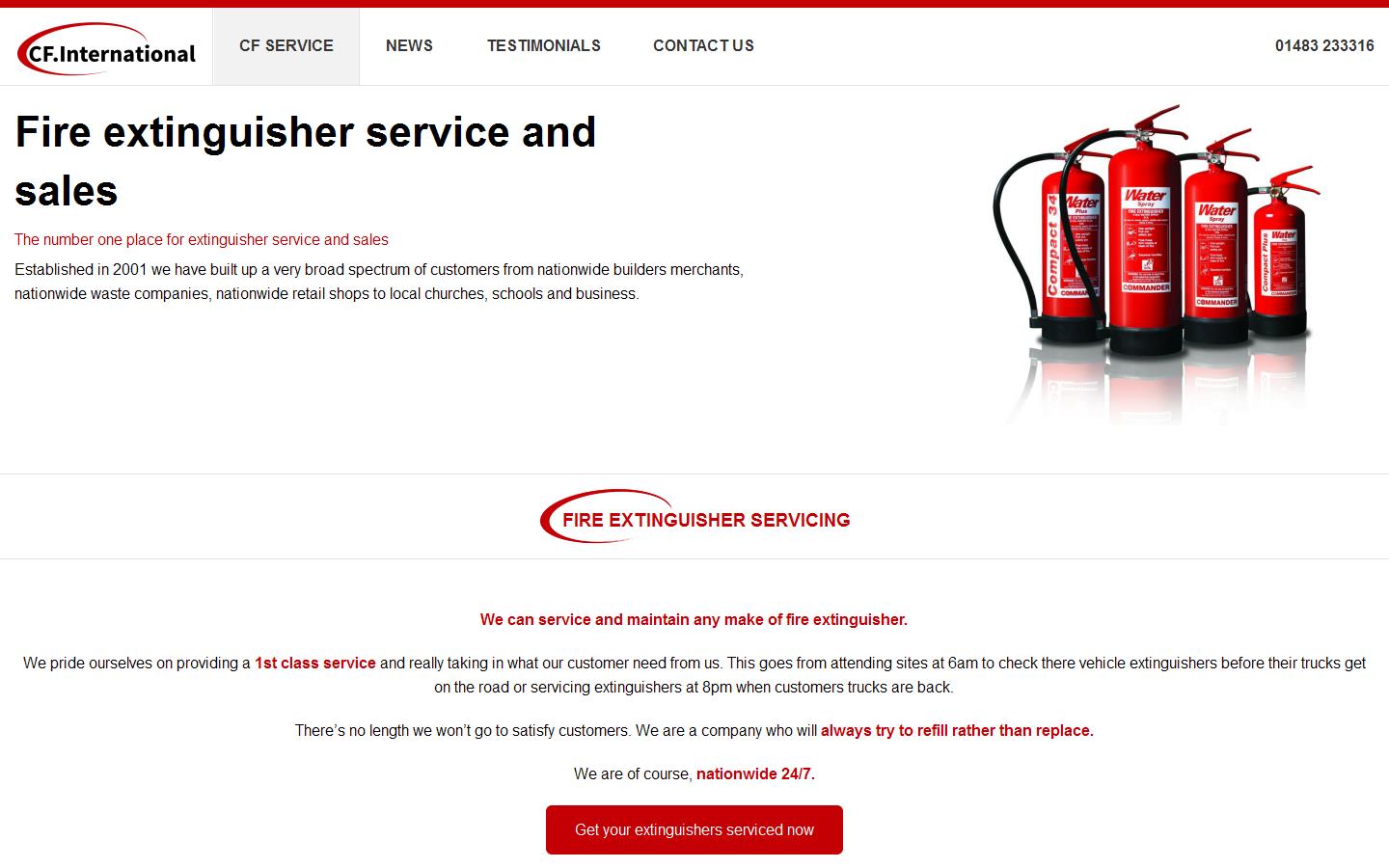 C F International Ltd Website