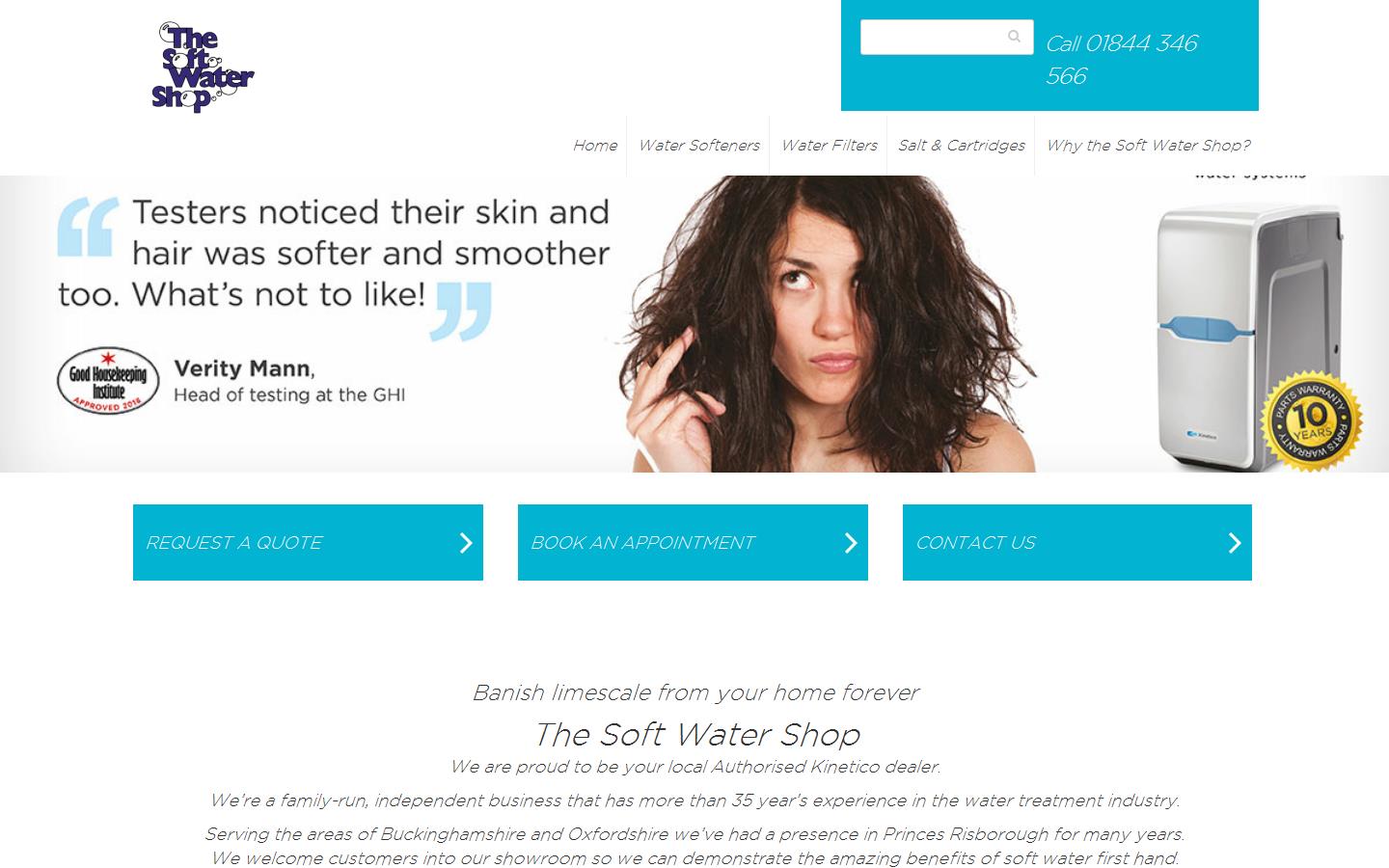 The Soft Water Shop Website