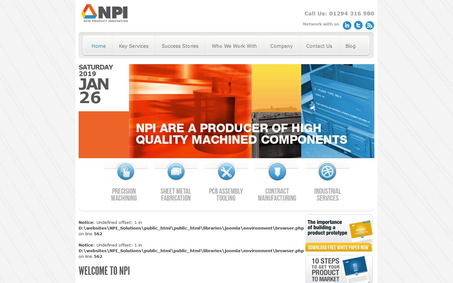 Npi Solutions Ltd Website