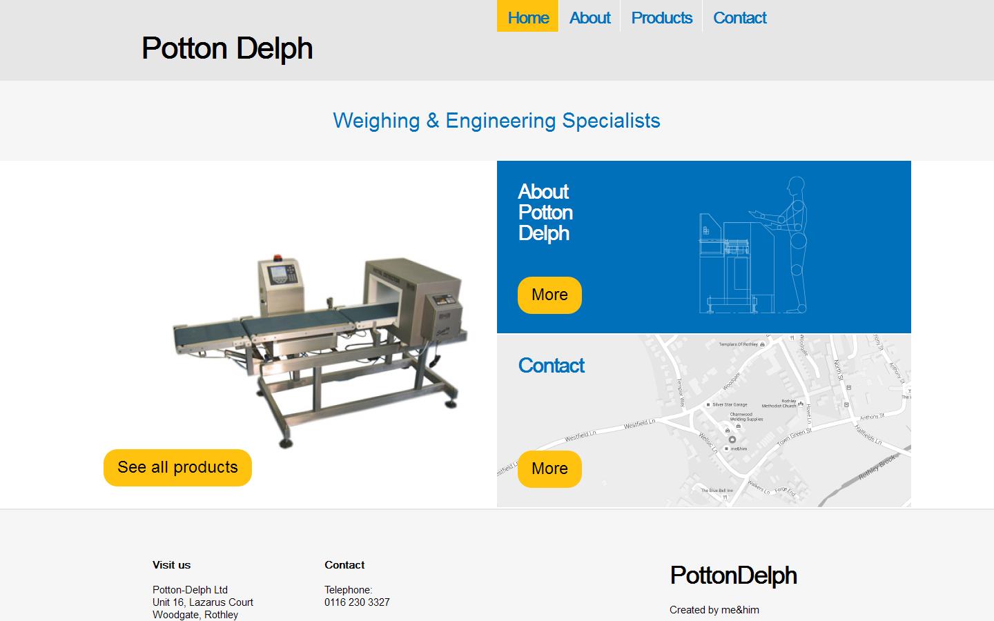 Potton-delph Ltd Website