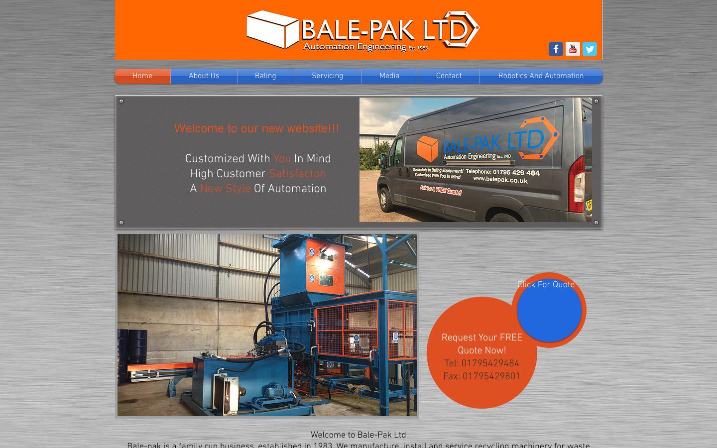 Bale Pak Ltd Website