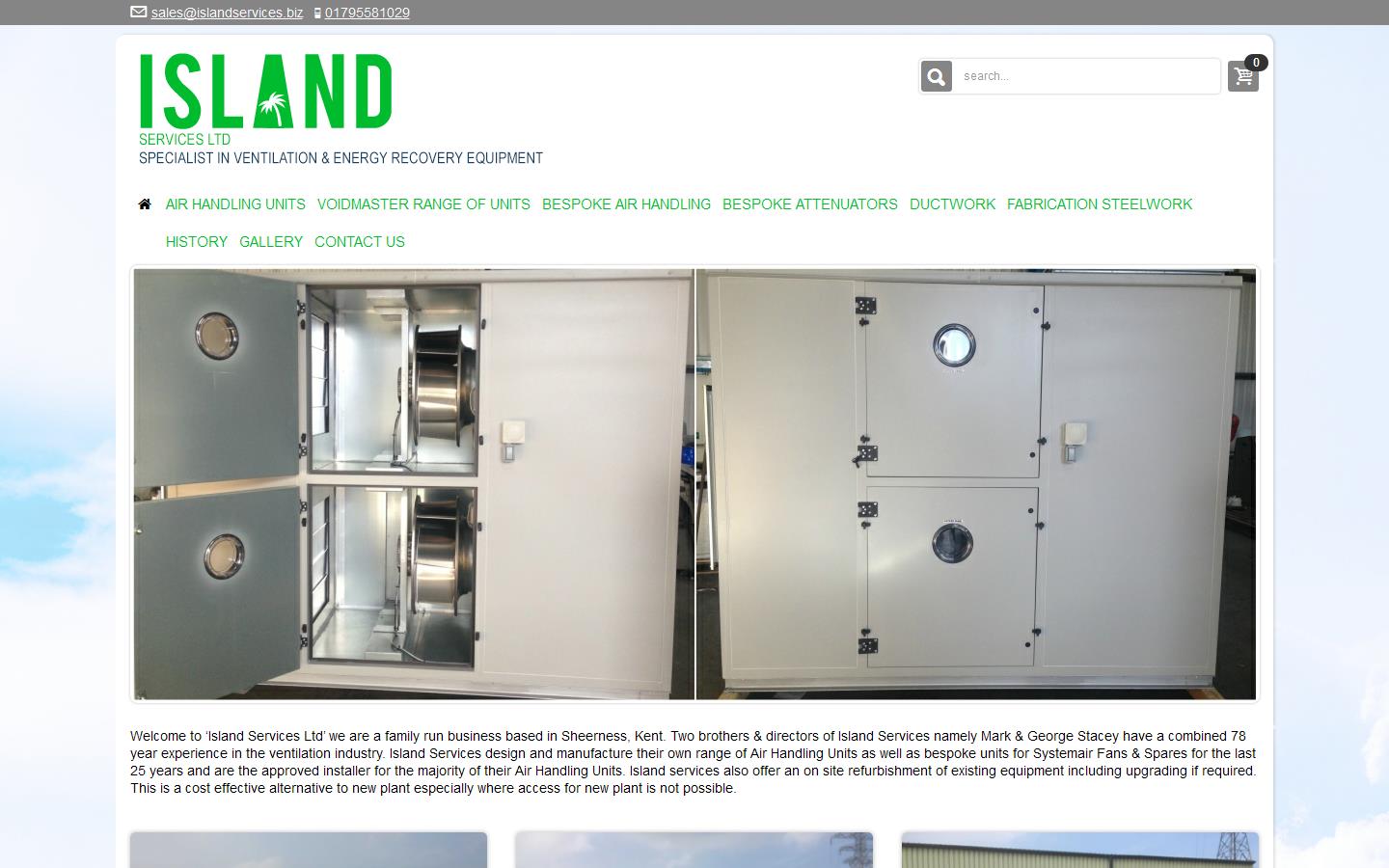 Island Services Ltd Website