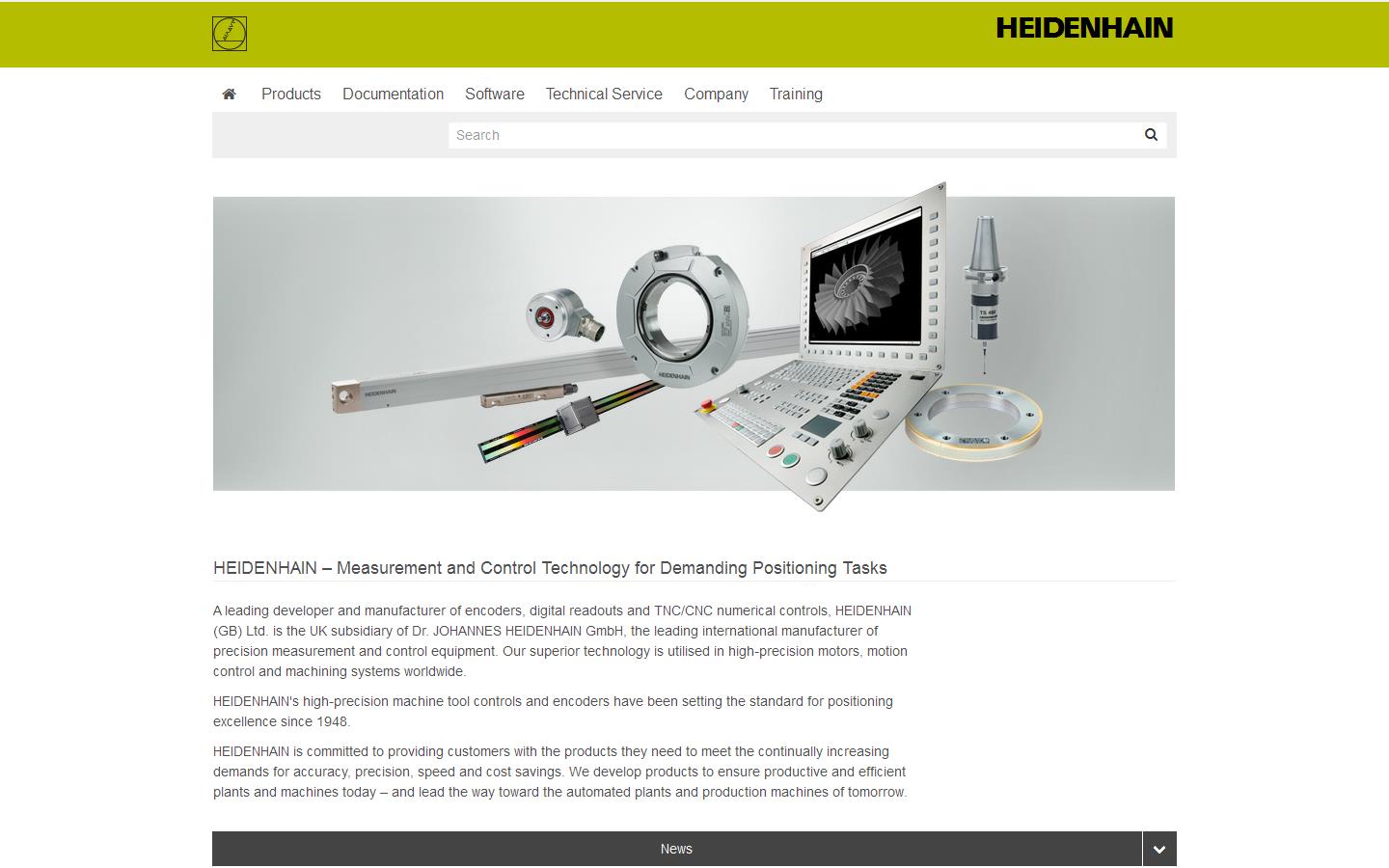 Heidenhain Website