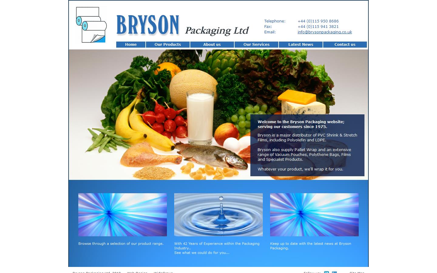Bryson Packaging Ltd Website