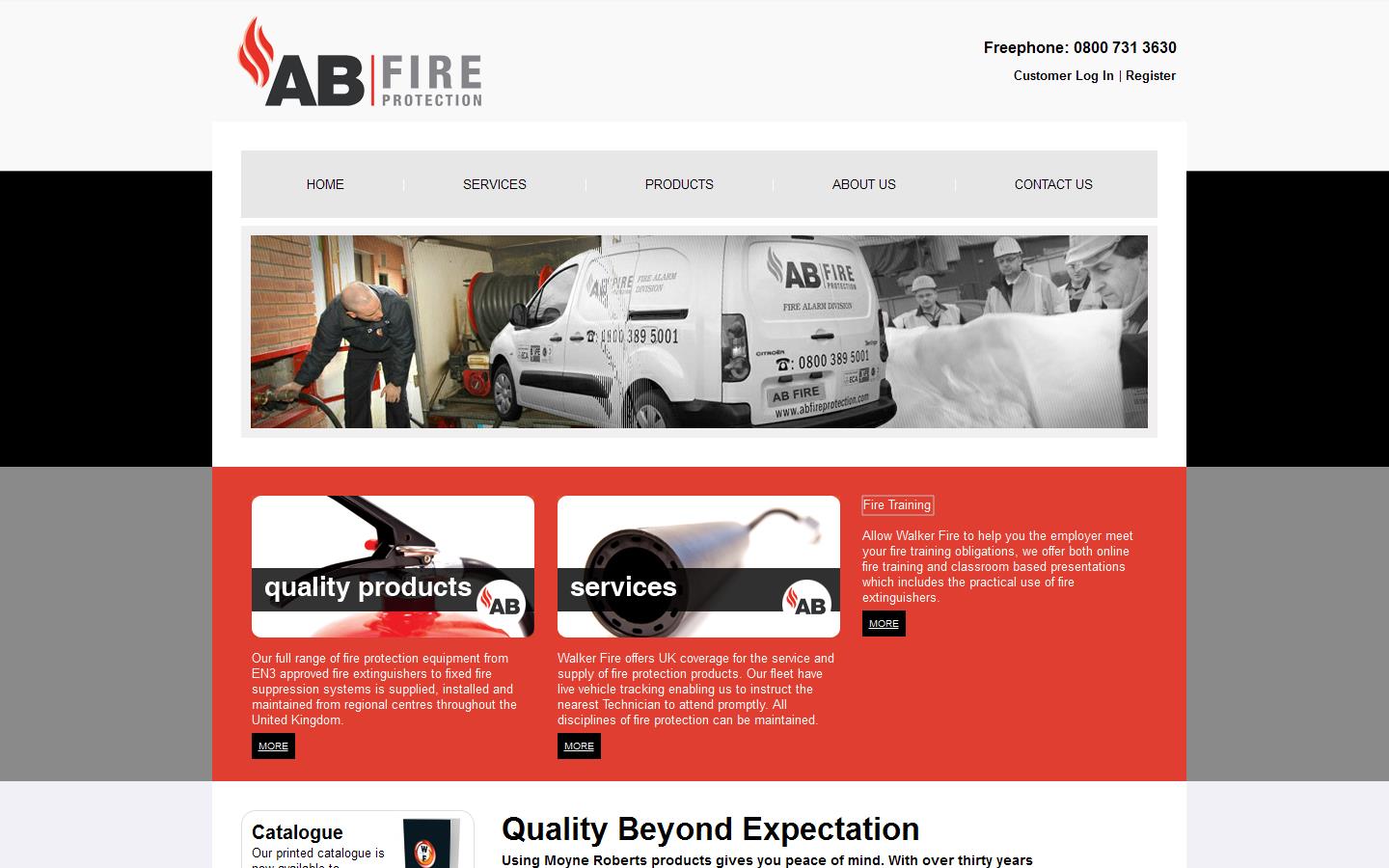 AB Fire Protection Website