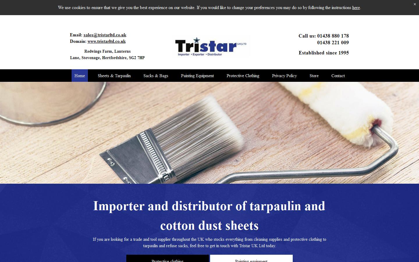 Tristar UK Ltd Website