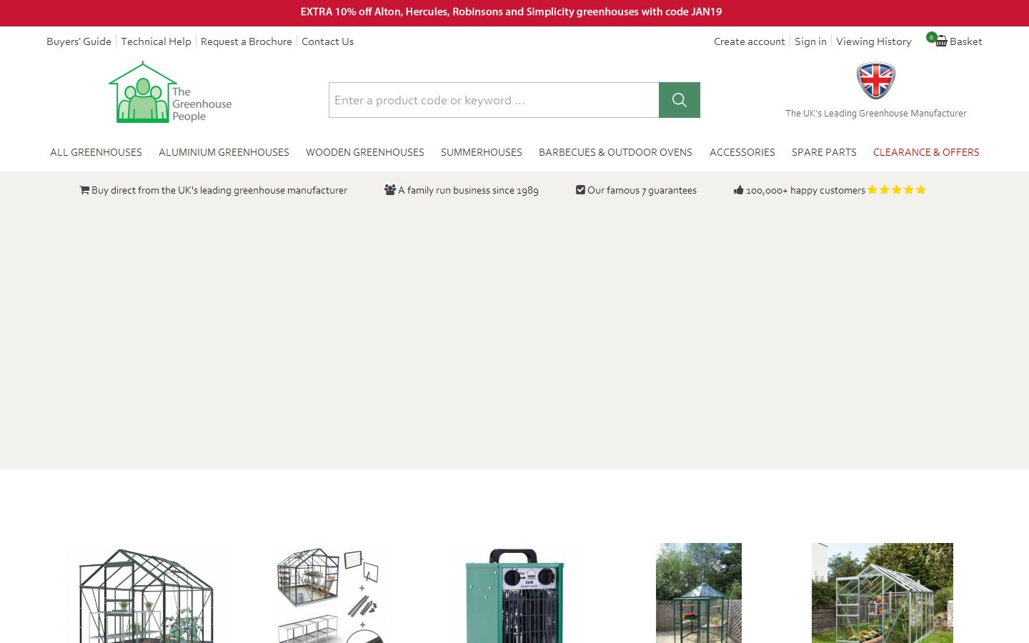 The Greenhouse People Ltd Website