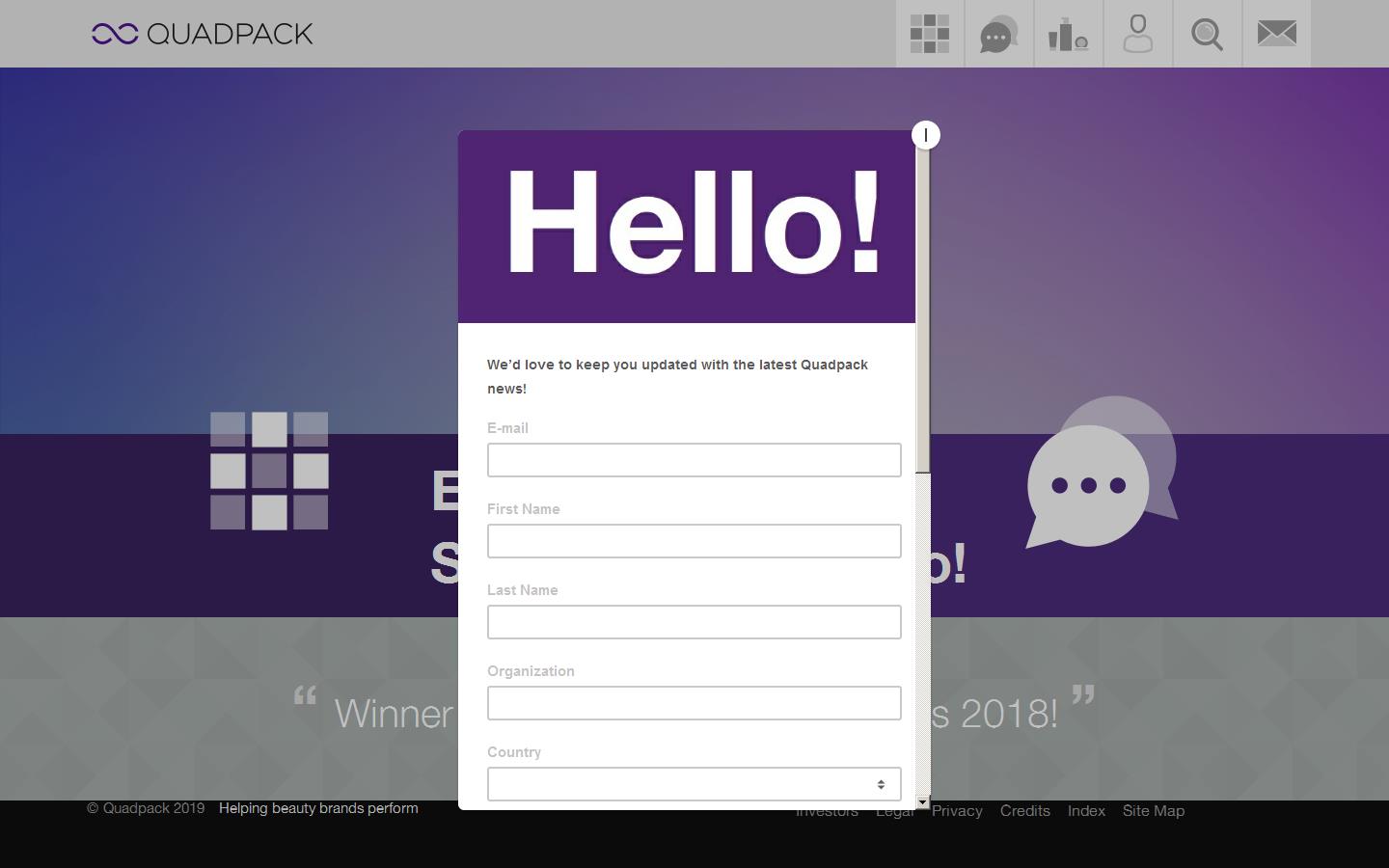 Collcap Packaging Ltd Website