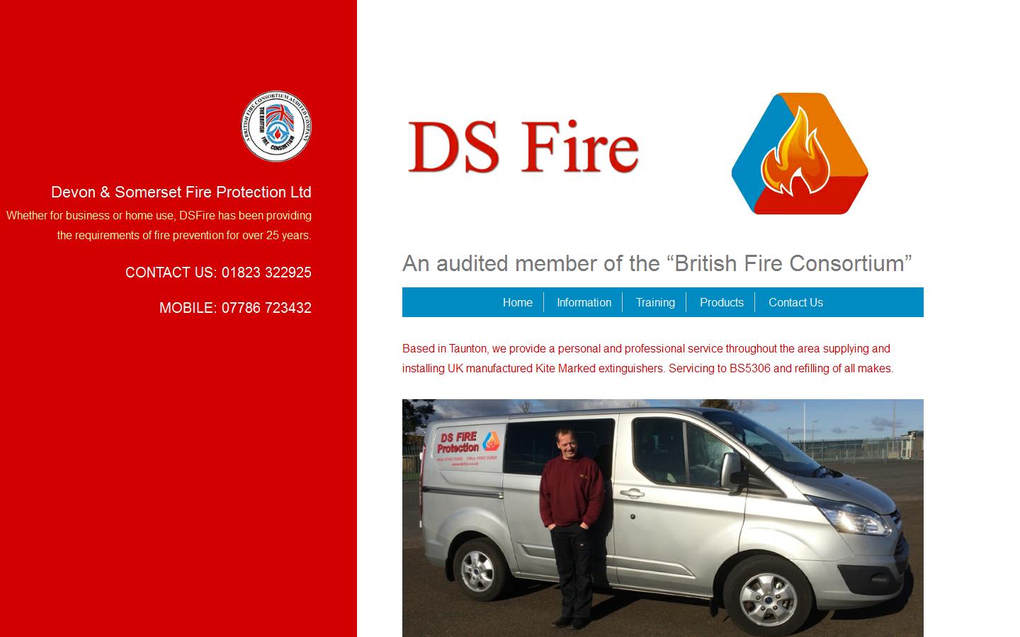 Devon & Somerset Fire Protection Ltd Website