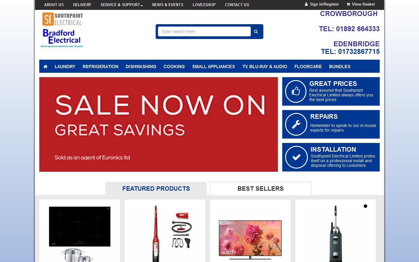 Bradford Electrical Website