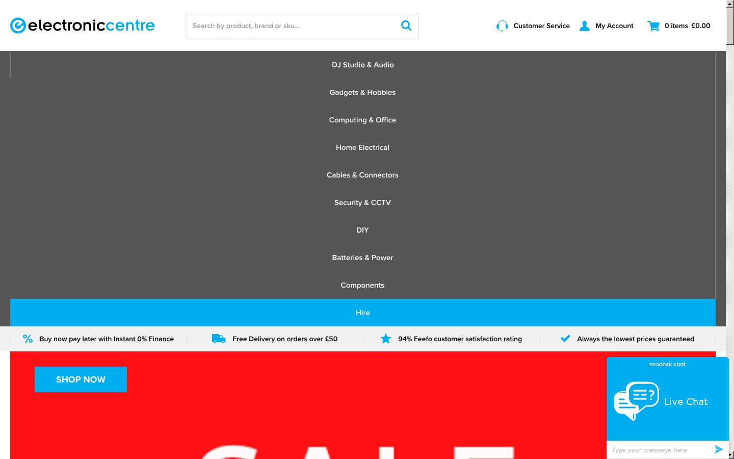 Electronic Centre Website