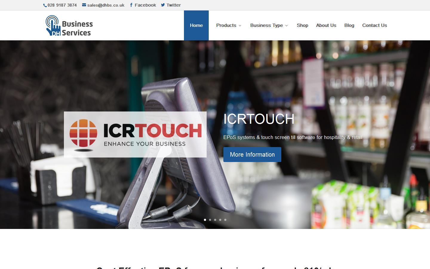 D H Business Services Website